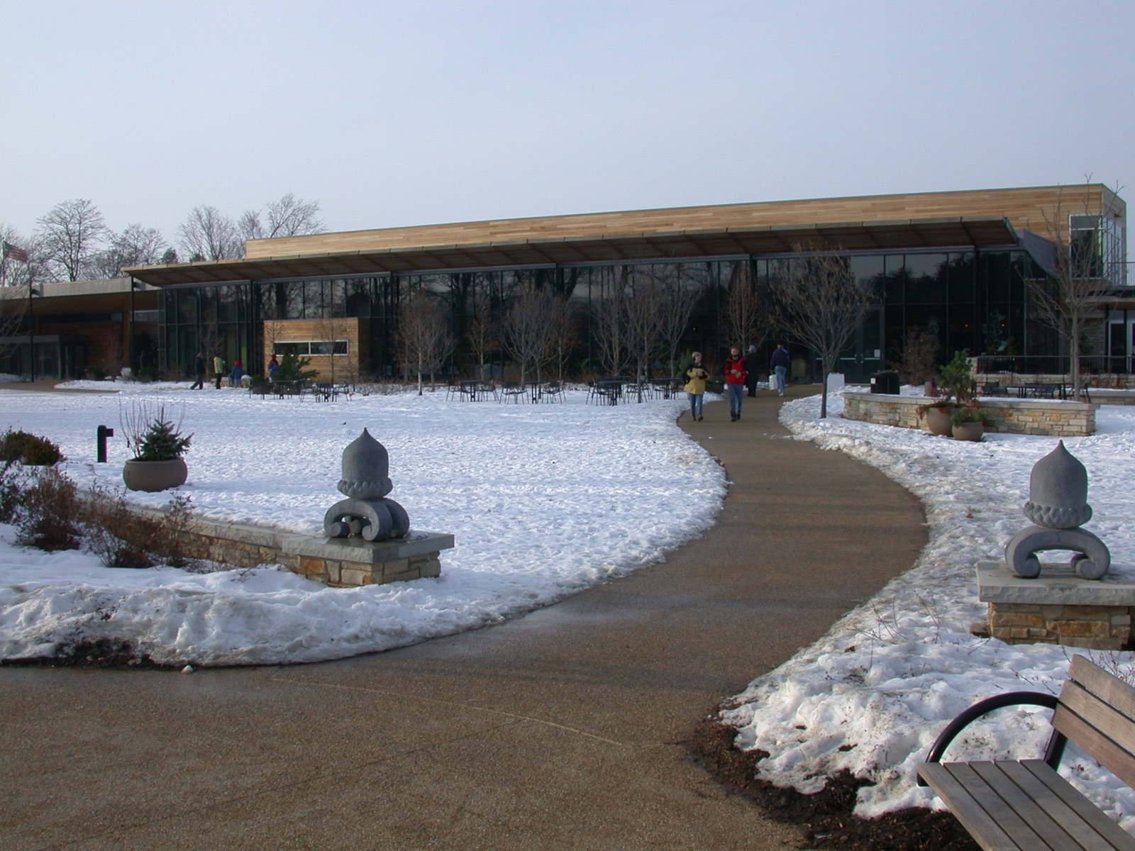 Morton Arboretum landscape in Lisle, Illinois
